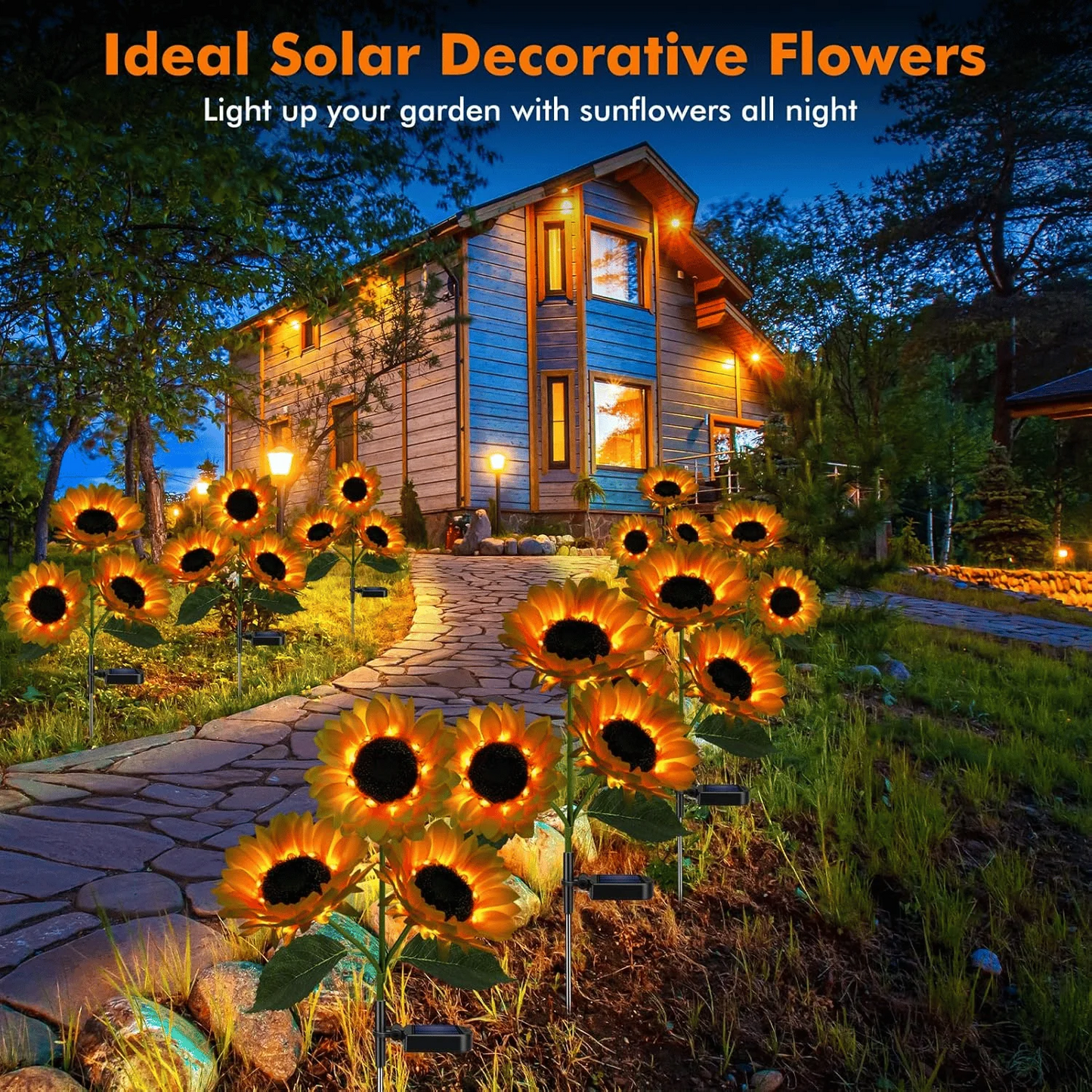 🌻Early Summer Garden Upgrade 59% OFF- 🌞Solar LED Sunflower Garden Lights