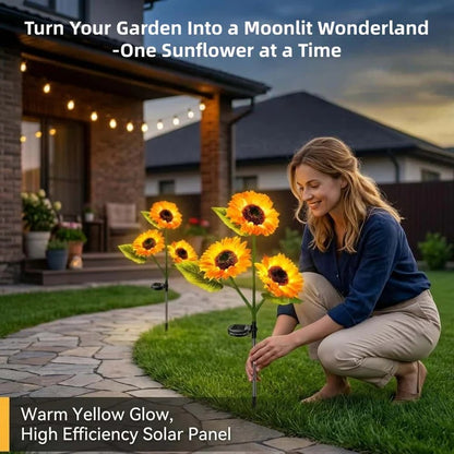🌻Early Summer Garden Upgrade 59% OFF- 🌞Solar LED Sunflower Garden Lights