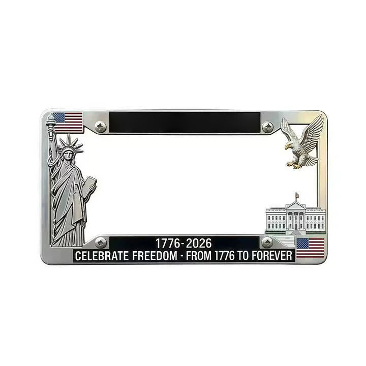 💯USA 250th Anniversary License Plate Frame – Limited Edition Freedom Tribute