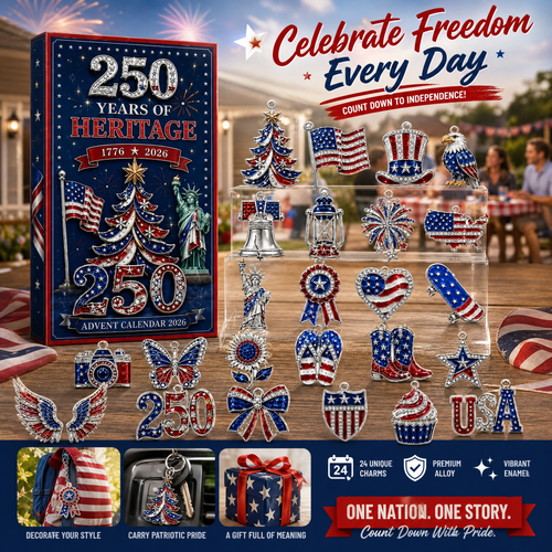 🎅 2026 Christmas Gift 50% Off--America 250th Heritage Icons Advent Calendar 2026