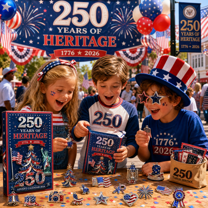 🎅 2026 Christmas Gift 50% Off--America 250th Heritage Icons Advent Calendar 2026