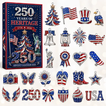 🎅 2026 Christmas Gift 50% Off--America 250th Heritage Icons Advent Calendar 2026