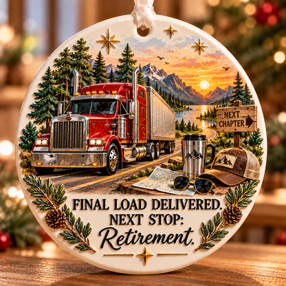 🎉 Retirement Career Ornament