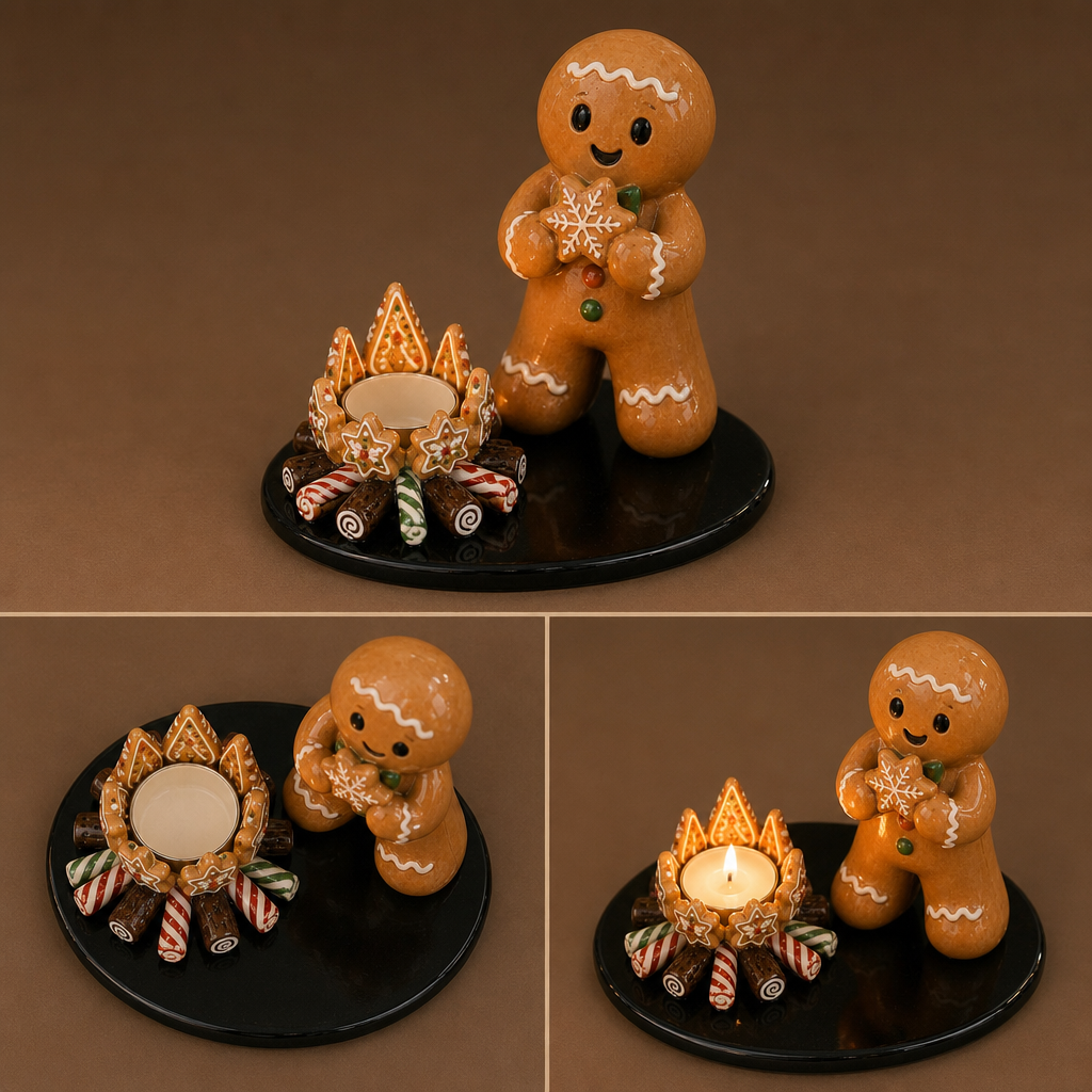 🎅🎅 2026 Christmas Gift 50% Off--🔥Last 100pcs🎄Charming Ceramics Tealight Holder Collection For Christmas Moments