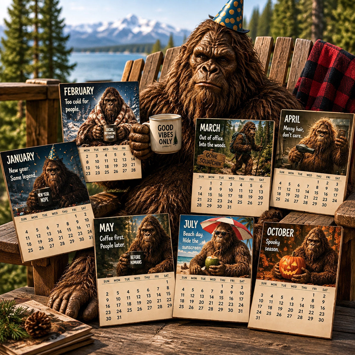 🦶🦶2027  Daily Life Calendar
